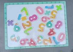 Wooden Magnetic numbers Whiteboard