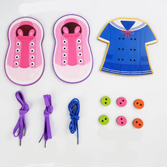 Early education clothes Button