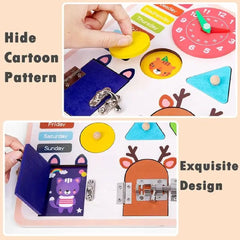 Open Sesame Busy Lock Board Toy for Kids|Learning Toy for Kids