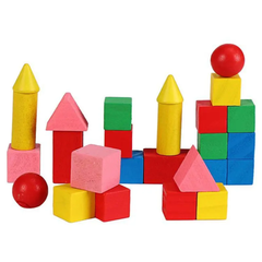 Mini Wooden building blocks for children
