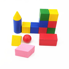 Mini Wooden building blocks for children