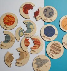 Wooden Round puzzle (alphabet)