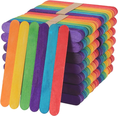 Ice cream sticks colourfull