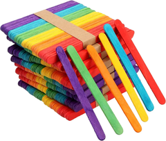 Ice cream sticks colourfull