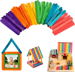 Ice cream sticks colourfull