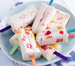 Ice cream sticks colourfull
