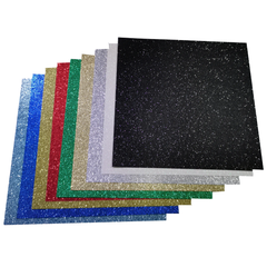 Gliter papers set of 10