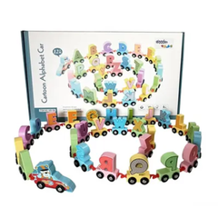 Cartoon Alphabetic Car