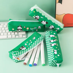Panda-themed pencil pouches š