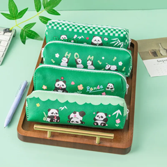 Panda-themed pencil pouches š