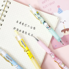 Cute Cartoon Click Erasable Gel Pen 🖊