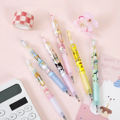 Cute Cartoon Click Erasable Gel Pen 🖊