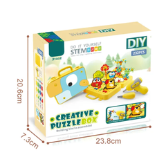 Creative Drill Puzzle Set-Best Stem Toy (Random Designs)