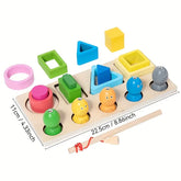 Wooden Colour sleeve and Pole Fishing Board