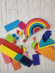 Rainbow building blocks