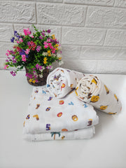 Crinkled Swaddle For Babies Extra Large 92×98cm