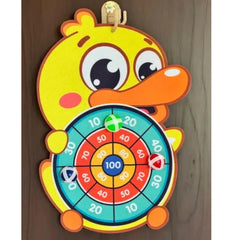 Dart Board Game with Sticky Balls