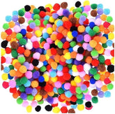 Colorful Pom Pom Craft Balls 🎨 (50pcs)