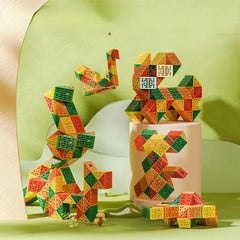 Geometric Magic Snake Cube Twisty Puzzle