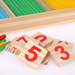 Counting Sticks Montessori Toys Math Intelligence Sticks Number Cards