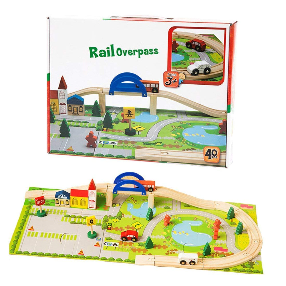 Wooden Rail Overpass