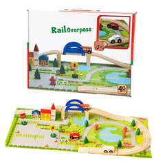 Wooden Rail Overpass