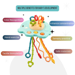 String Toy for Babies Teething Strings Sensory Montessori Toys