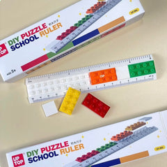 Ruler with Buildable Blocks