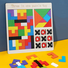 3 in 1 Puzzle Board