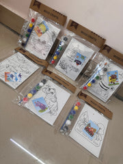 Wooden Canvas DIY Art set (13*18 cm)