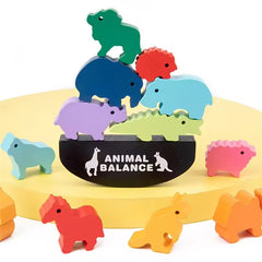Wooden Animal Balance Game