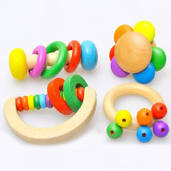 Wooden Rattles for Kids (each)