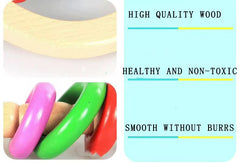 Wooden Rattles for Kids (each)