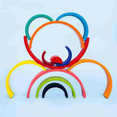 Rainbow building blocks