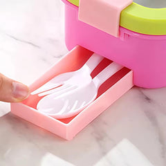 2 Partition Bento Box 600 mL🚀🦄🦖