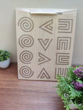 Wooden Tracing Board Pattern and Shape for Kids Handwriting Counting and Learning Slates for Kids Writing Tools Reversible Set