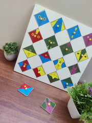 Wooden Kite Shadow Memory Matching Interlocking Puzzle Game