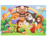 Wooden 30-Piece Puzzle Board