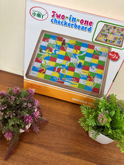 Two in one checker board