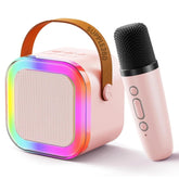 Mini Bluetooth Speaker with Wireless Karaoke Mic
