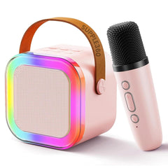 Mini Bluetooth Speaker with Wireless Karaoke Mic