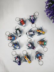 Pull back Airplane key chain