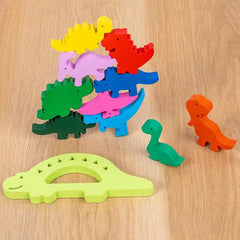 Wooden Stacking Dinosaur Toys