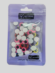 Googly wiggle eyes (different colors) 70pcs
