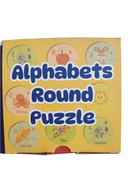 Wooden Round puzzle (alphabet)