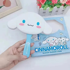 Cute Cartoon Makeup Mirror Comb 🪞