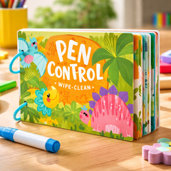 Pen Control Wipe-Clean Activity Book