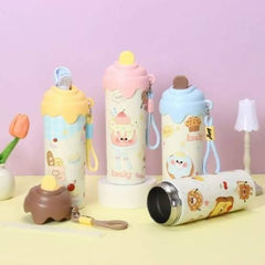 Ice-cream Stainless Steel Bottle 600ml