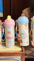 Ice-cream Stainless Steel Bottle 600ml
