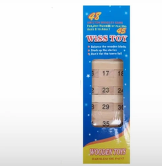 Wiss Toy Mini Jenga 48pcs